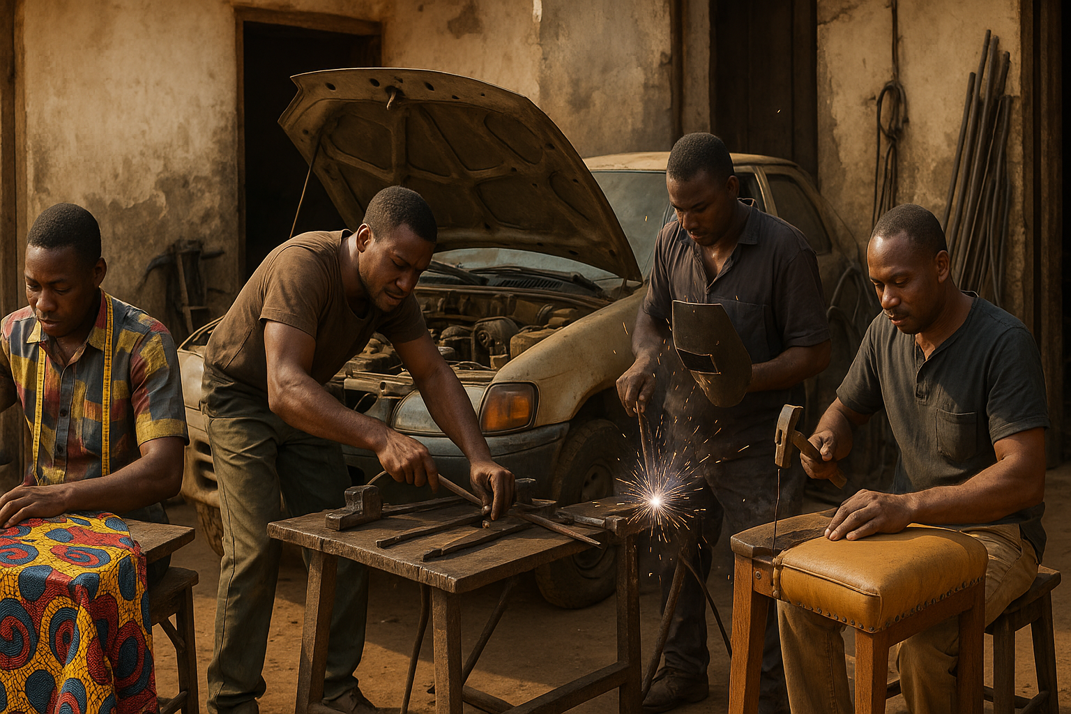 Artisan spécialisé africain
